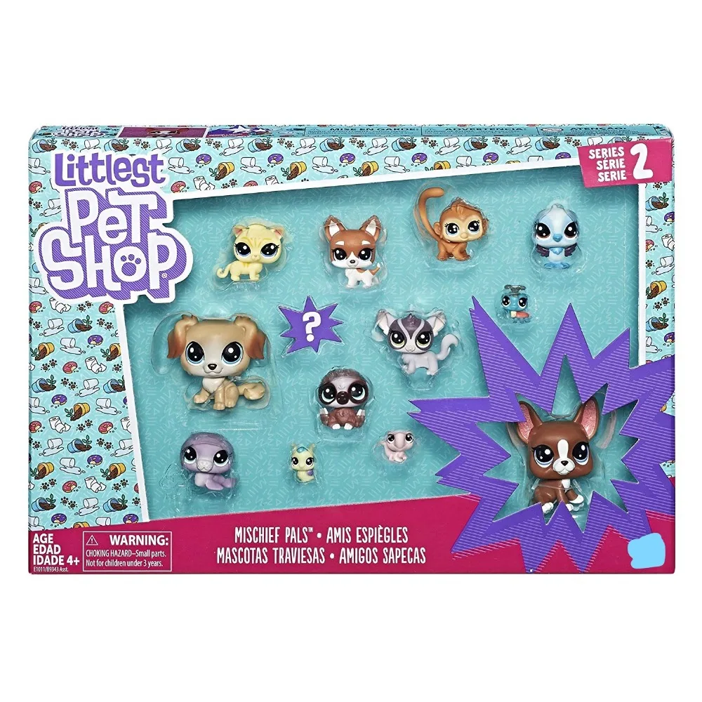 Новая коллекция фигурок для питомцев Littlest Pet Mischief Pals series 2 E1011 детские игрушки