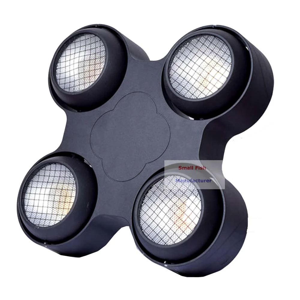 Сценическое освещение COB 4 глаза 4X100W LED теплый белый свет для аудитории DMX