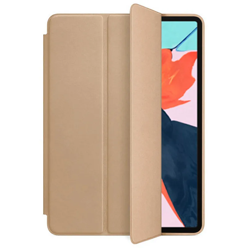Золотой 1:1 Умный Магнитный чехол для нового iPad Pro 11, ультра тонкий чехол-подставка из искусственной кожи для iPad Pro 11 дюймов+ 3 в 1 - Цвет: Золотой