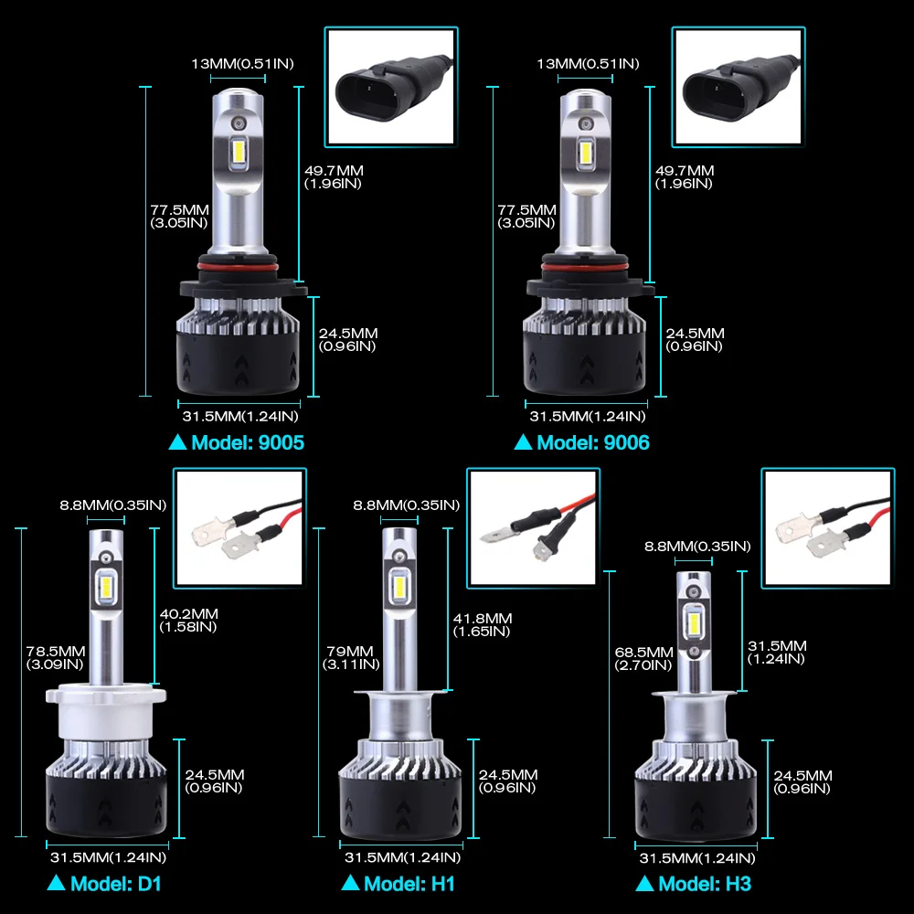 NOVSIGHT H4 H11/H8/H16jp H7 светодиодный автомобилей головной светильник s лампы 70W 10000LM H15 Hi/короче спереди и длиннее сзади) противотуманный автомобильный светильник s H1 H3 9005 9006 Фары Светильник D40