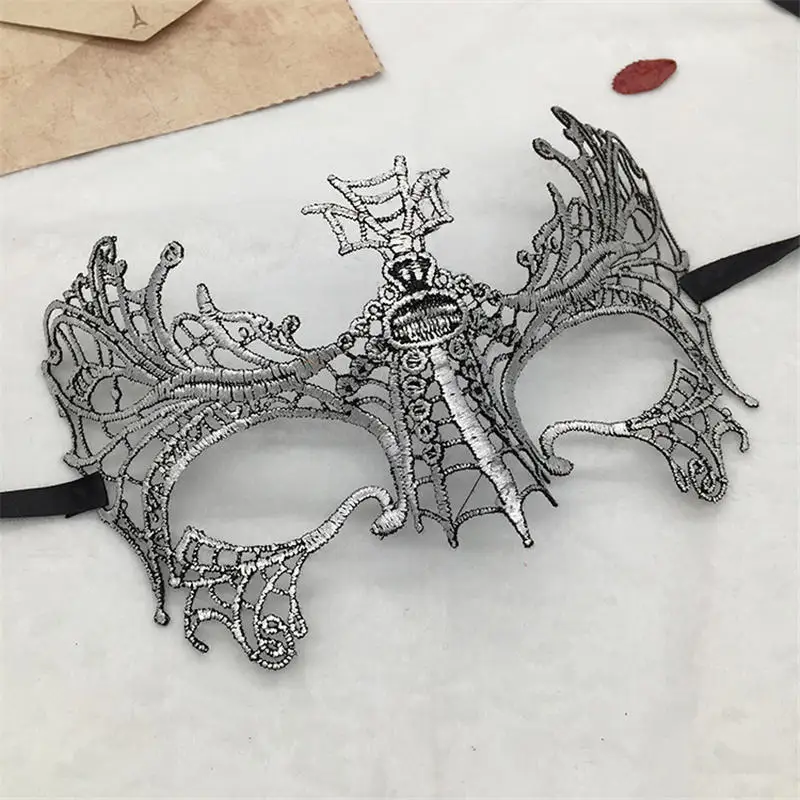 Открытые Сексуальные Кружевные маскарадные маски летучая мышь для карнавала