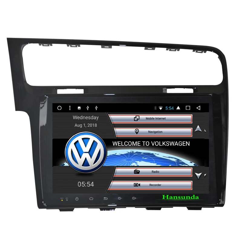 Android 8 1 автомобильный мультимедийный плеер для VW Volkswagen Golf 7 MK с gps навигацией WIFI GPS
