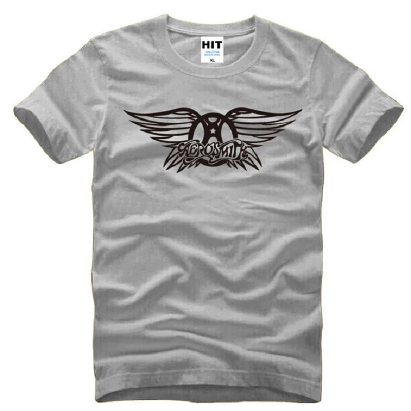 Новые летние футболки AEROSMITH DREAM ON CAT Rock, мужские хлопковые футболки с коротким рукавом, модные мужские футболки в стиле хип-хоп, рок-ролл