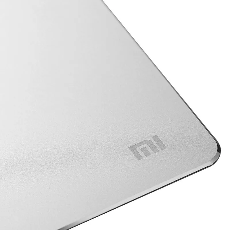 Металлический Коврик для мыши Xiaomi, большой игровой коврик для мыши, чистый металлический коврик для мыши, роскошный тонкий алюминиевый ПК коврики для компьютерной мыши, противоскользящие