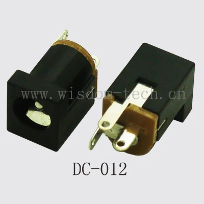 Бесплатная доставка 100 шт./лот DC012 разъем питания постоянного тока PIN2.0/2 5 * O.D.5.5 DIP 3
