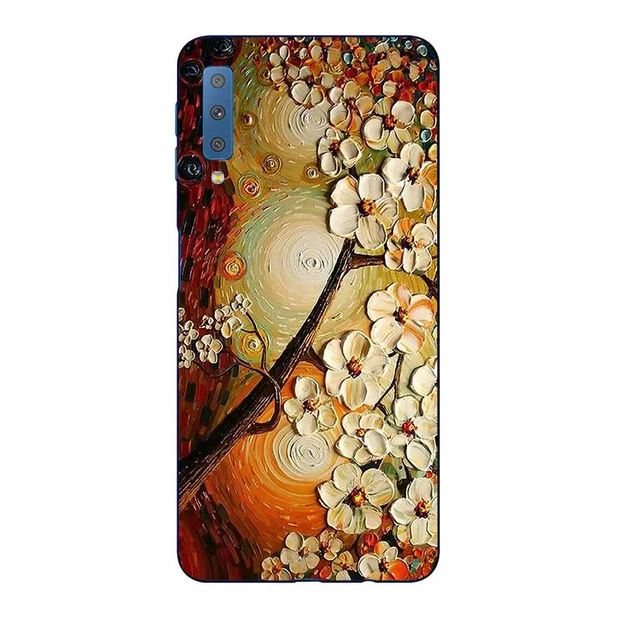 22 Для samsung A7 чехол силиконовый мягкий чехол для телефона чехол для samsung Galaxy A7 чехол тигра крутые A750 6,0 ''7 7A милый - Цвет: 22