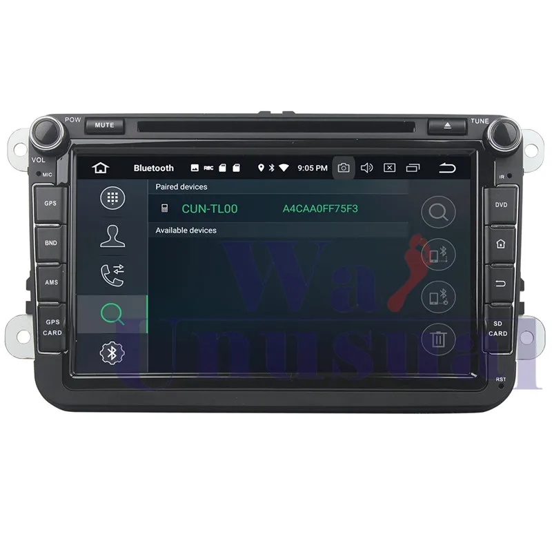 DVD-плеер wanобычно на Android 9 0 для VW Magotan/Caddy/Passat/ Sagitar/Tiguan/Touran/ Jetta/Seat/CC/Polo GPS-навигация