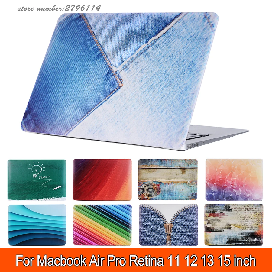 Модный чехол для MacBook Pro 13 15 роскошный с принтом цветов Air 11 12 Жесткий Чехол