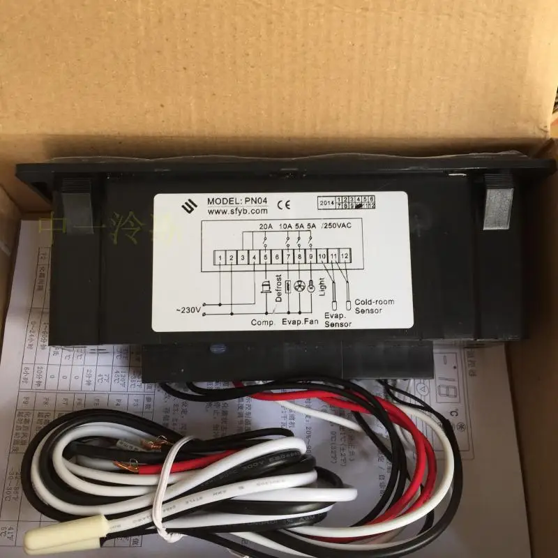 SF серия микрокомпьютерных цифровых дисплеев PN04 термостат электронного термостата холодильника.