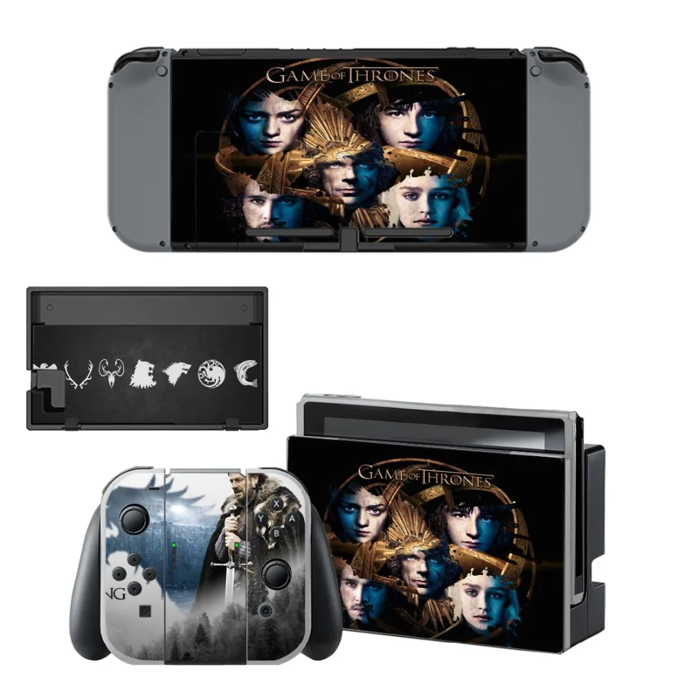 Пленка Для Игры престолов Виниловая наклейка для Nintendo Switch NS консоль + контроллер