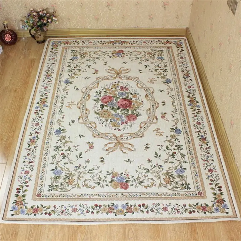 Европа пастырской ковры с ярмарки Global Village для Гостиная Home коврики для Спальня кабинет/коврик для обеденного стола пола Противоскользящие коврики