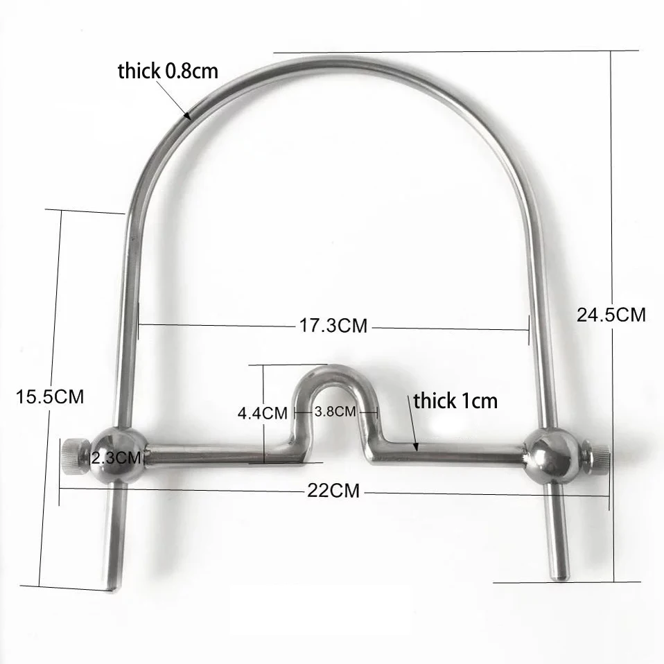 BEEGER BDSM bondage stainless steel open mouth gag ring neck collar adult games cosplay slave restraints fetish toys | Красота и