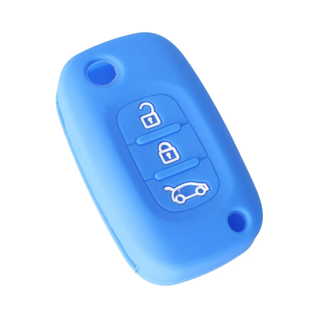 KEYYOU 3 кнопки силиконовый для ключа автомобиля чехол LADA Priora Sedan sport Kalina Granta Vesta X-Ray XRay
