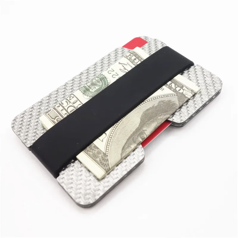 Карбоновый держатель для карт Карт RFID s прочный карбоновый чехол кошелек мужчин |
