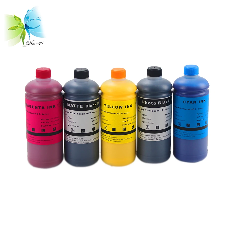 Пигментные чернила Winnerjet на водной основе для принтера Epson Sure Color T3000 T5000 T7000 T3070 T5070