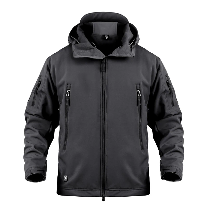 Для мужчин Softshell Пеший Туризм куртка ветрозащитный Теплый альпинист открытый