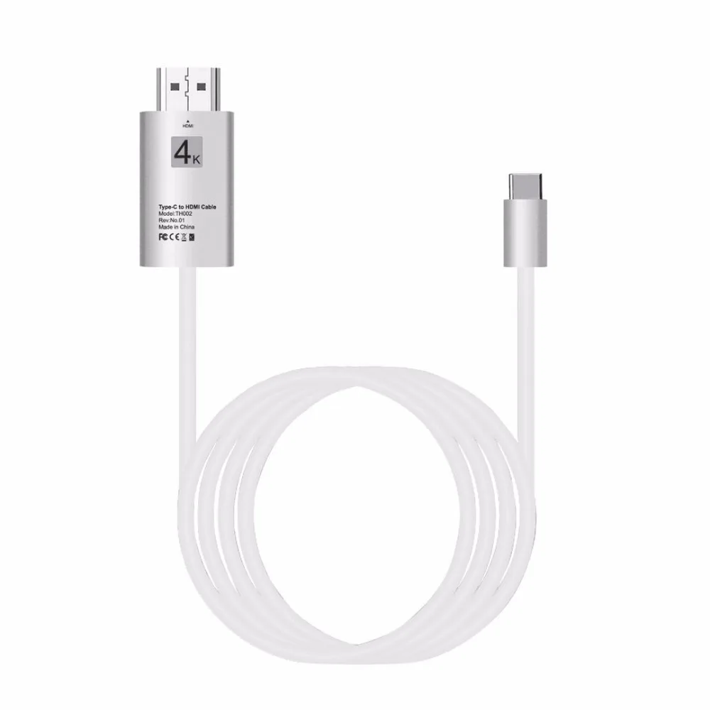 Высокое качество USB 3 1 Тип C к HDMI кабель 4 К 1080 P адаптер для Macbook pro 2017 Chromebook