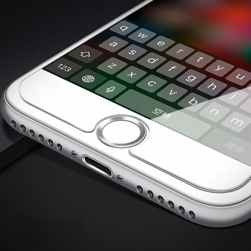 Keycap для IPhone 5 SE 4 6 6s 7 Plus разблокировка отпечатков пальцев сенсорная клавиша IPad Pro Air