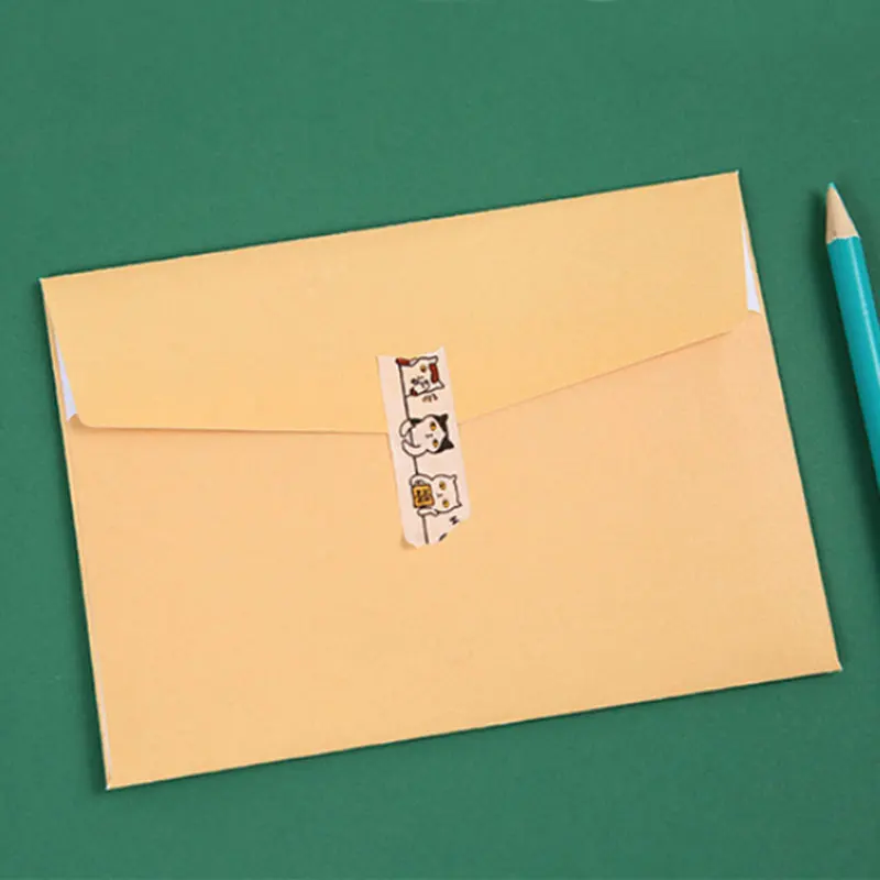 1 комплект креативный ручной нарисованный маленьким животным конверт для