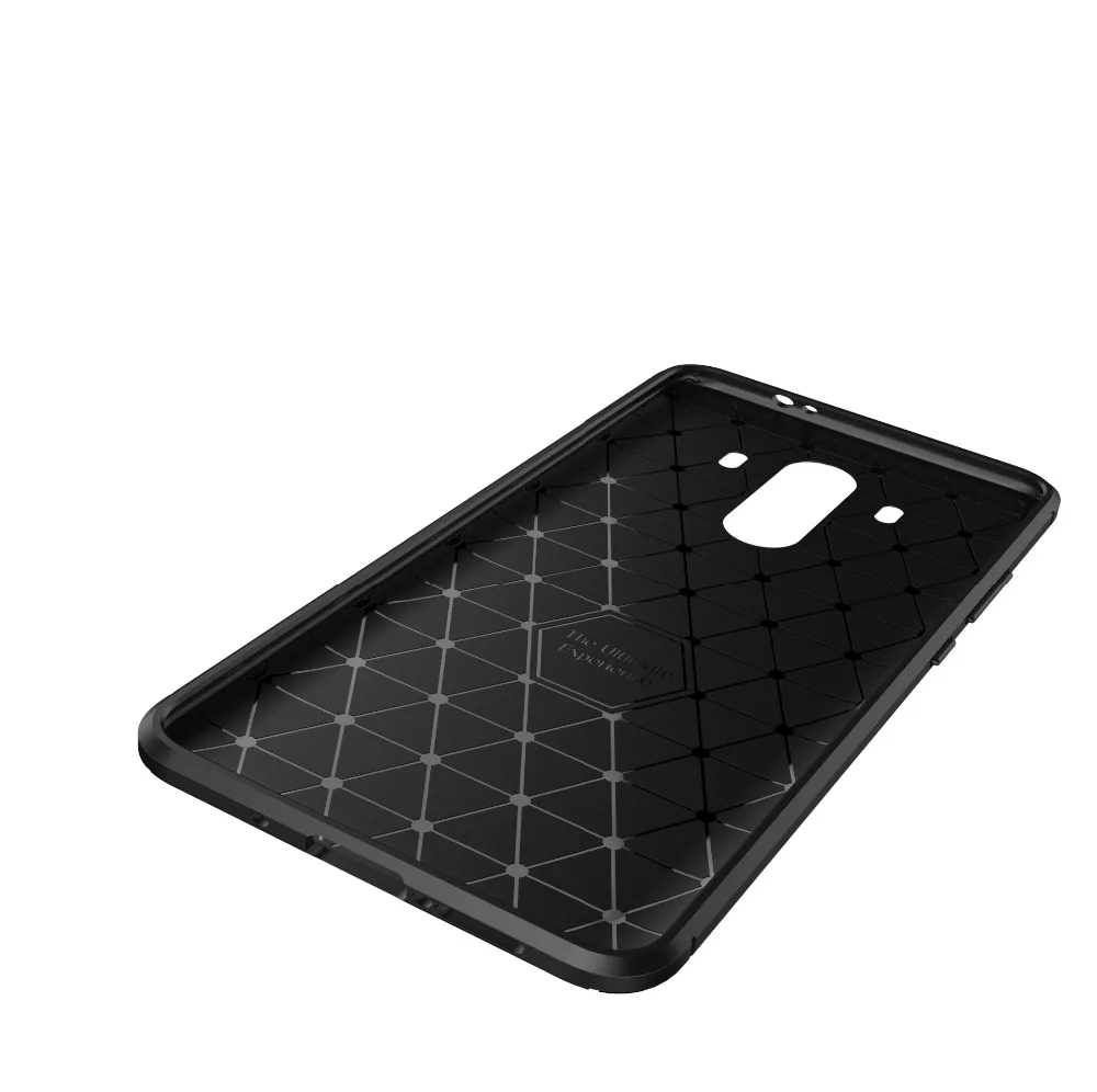 For Huawei Mate 10 Pro carbon fiber Matte Anti-knock soft TPU silicone Back Cover for Shockproof shell free shipping |