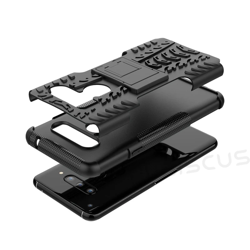 Жесткие пластиковые Доспех Силиконовый чехол для LG K9 K12 K40 V20 V30 V40 V50 V30S Plus G6 G7 G8 ThinQ Q6