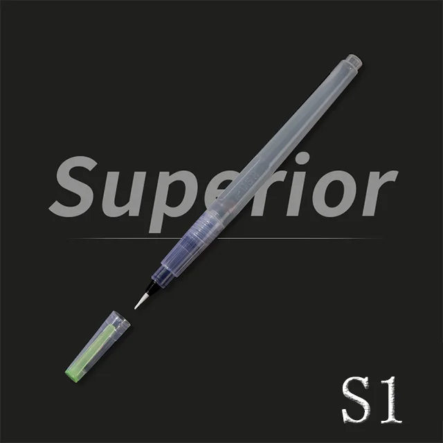 S1 1 шт., портативная кисть для рисования, многоразовая Цветная кисть для рисования, Цветная кисть для воды, резервуар для воды, каллиграфическая кисть, художественный маркер - Цвет: S1