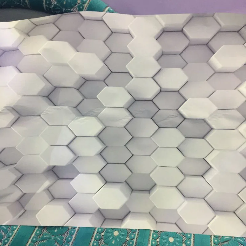 3D стереоскопическая настенная бумага для фотографий на заказ Геометрическая