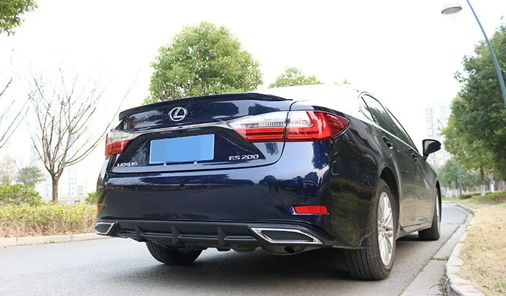 Для lexus ES250 Задний Спойлер ABS задний бампер диффузор защитные бамперы для lexus ES250 ES300 после хромированный край задний спойлер
