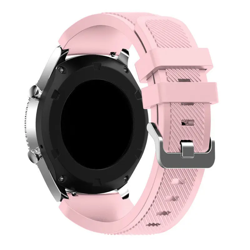 Pink Горячая Распродажа 22 мм спортивный силиконовый ремешок для samsung gear S3 Frontier Band для gear S3 классический резиновый ремешок для часов сменный Браслет - Цвет ремешка: Pink