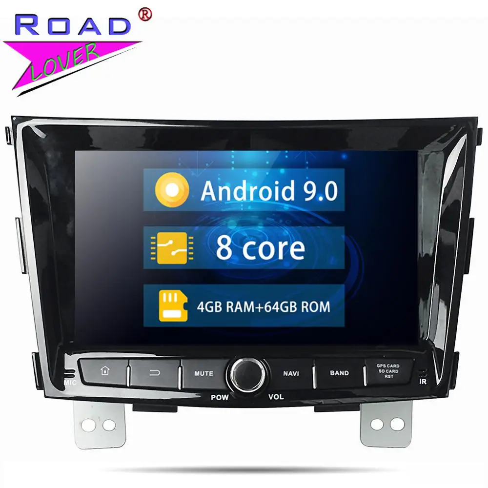 Head Unit Android 9.0 Car PC Multimedia Player For Ssangyong Tivolan 2014 Stereo GPS Navigation Magnitola 2 Din Autoradio NO DVD |