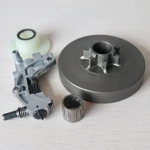 Барабан сцеплениямасляный насосчервячный комплект передач для китайской бензопилы 4500 5200 5800 45cc 52cc 58cc. 325 