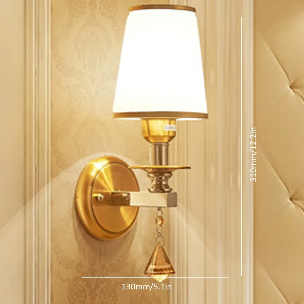 Modern Minimalist Led Crystal Wall Light Lamp For Bedroom Living Room TV Background Home Decoration B010 | Освещение