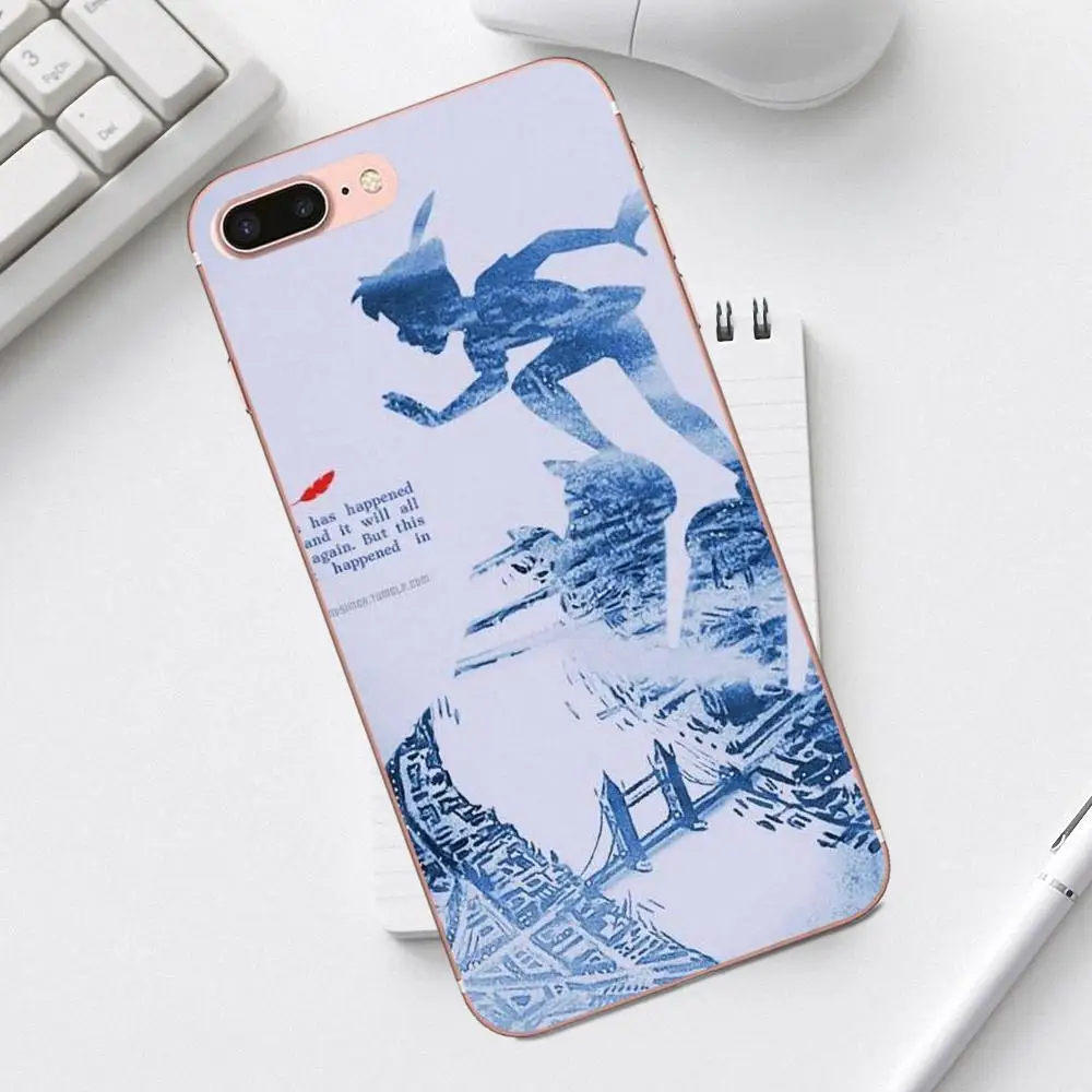 Qdowpz чехол для Galaxy Alpha Core Prime Note 4 5 8 S3 S4 S5 S6 S7 S8 S9 mini edge Plus Peter Pan Mary Poppins Wizard on.