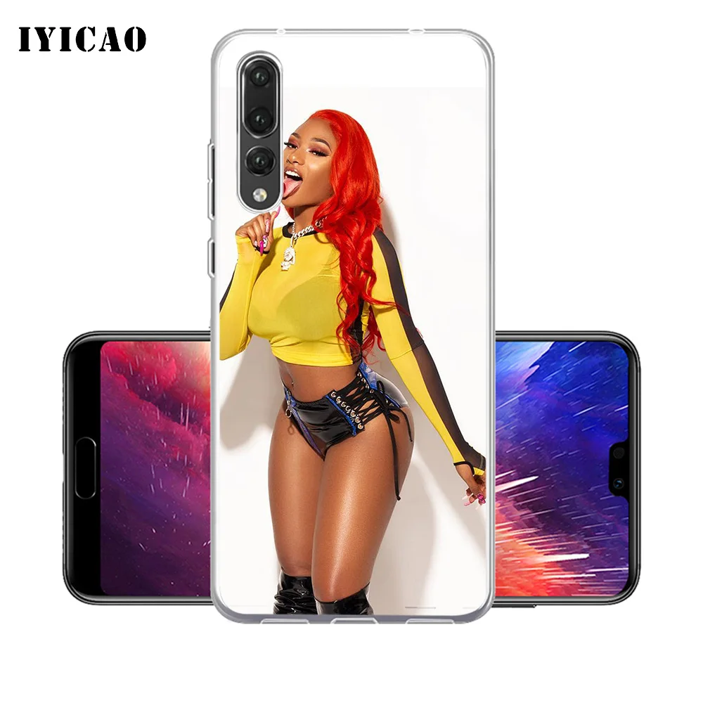 IYICAO Megan Thee жеребец Мягкий силиконовый чехол для телефона Huawei P30 P20 Pro P10 P9 P8 Lite P Smart TPU