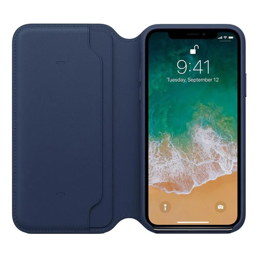 Кожаный защитный чехол с откидной крышкой для Apple iPhone X XS Max чехол-кошелек