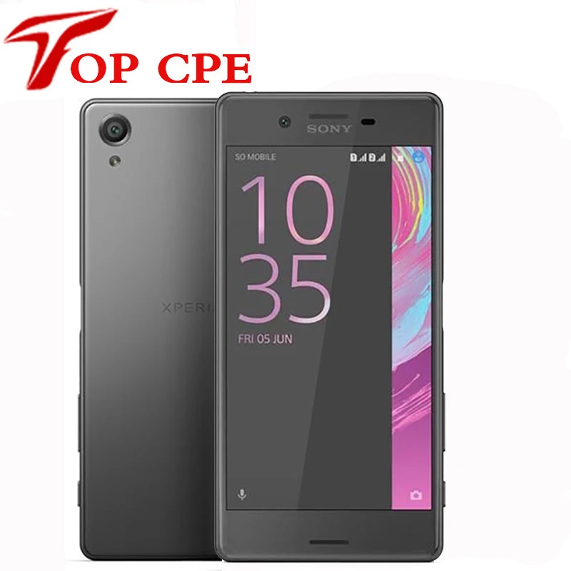 Разблокированный мобильный телефон sony Xperia X F5121, 3 Гб ОЗУ, 32 Гб ПЗУ, 5,0 дюймов, Android, шестиядерный процессор, камера 23 МП, одна Sim, 1080 P, Wi-Fi