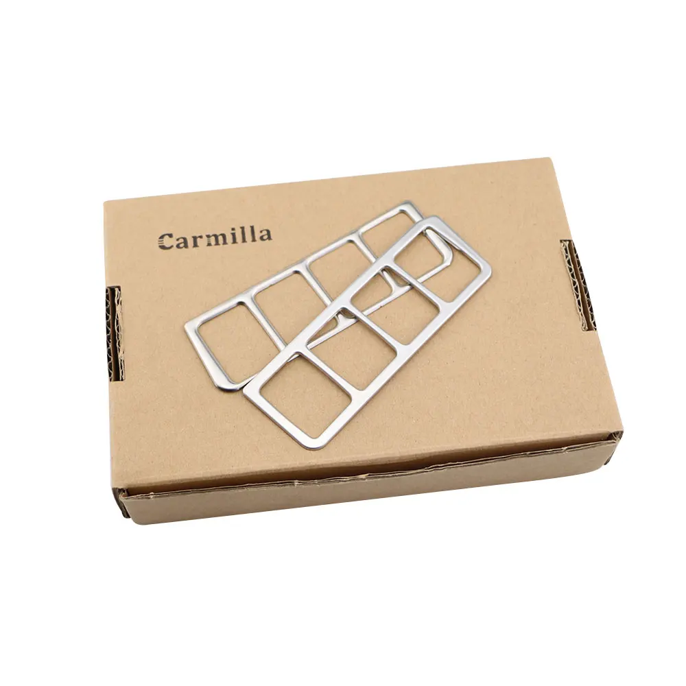 Carmilla наклейка на панель управления переключателем фар из нержавеющей стали для