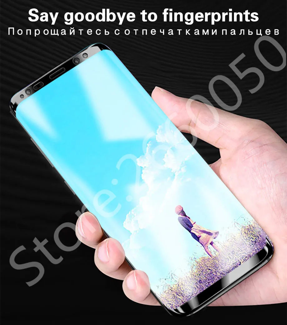 3D изогнутое закаленное стекло для samsung Galaxy S8 Plus, Защитная пленка для экрана, взрывозащищенное стекло для samsung S8 Note 8