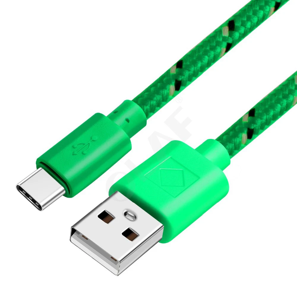 Олаф нейлоновый Плетеный usb type C кабель 1 м 2 м 3 м Синхронизация данных Быстрая зарядка USB C кабель для samsung S9 S10 Xiaomi mi9 mi8 huawei type-c