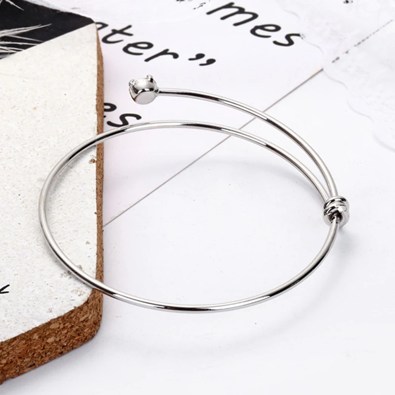 Женский Браслет-манжета YAOLOGE регулируемый браслет с кристаллами и