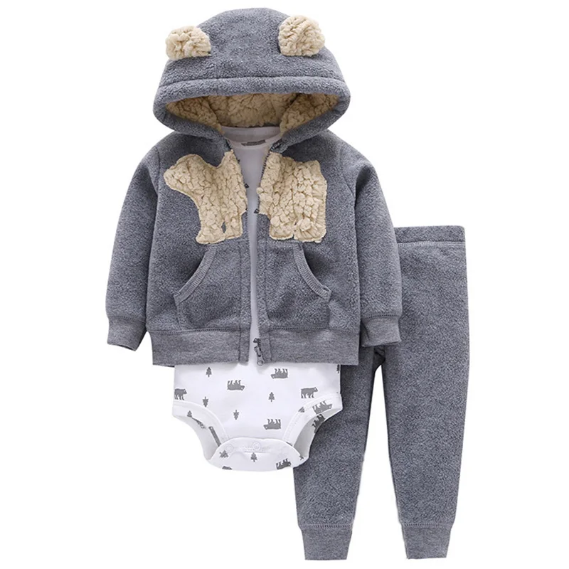 Бренд года, одежда для малышей Bebes, полосатая куртка+ боди+ штаны, осенне-зимние модные хлопковые комплекты одежды для новорожденных, новинка - Цвет: Небесно-голубой