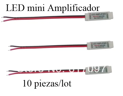 

10pcs/lot Venta 12V LED Mini Amplificador portatil ultra delgado led tiras Ultra Slim Mini Portable RGB Led Strip Amplifier