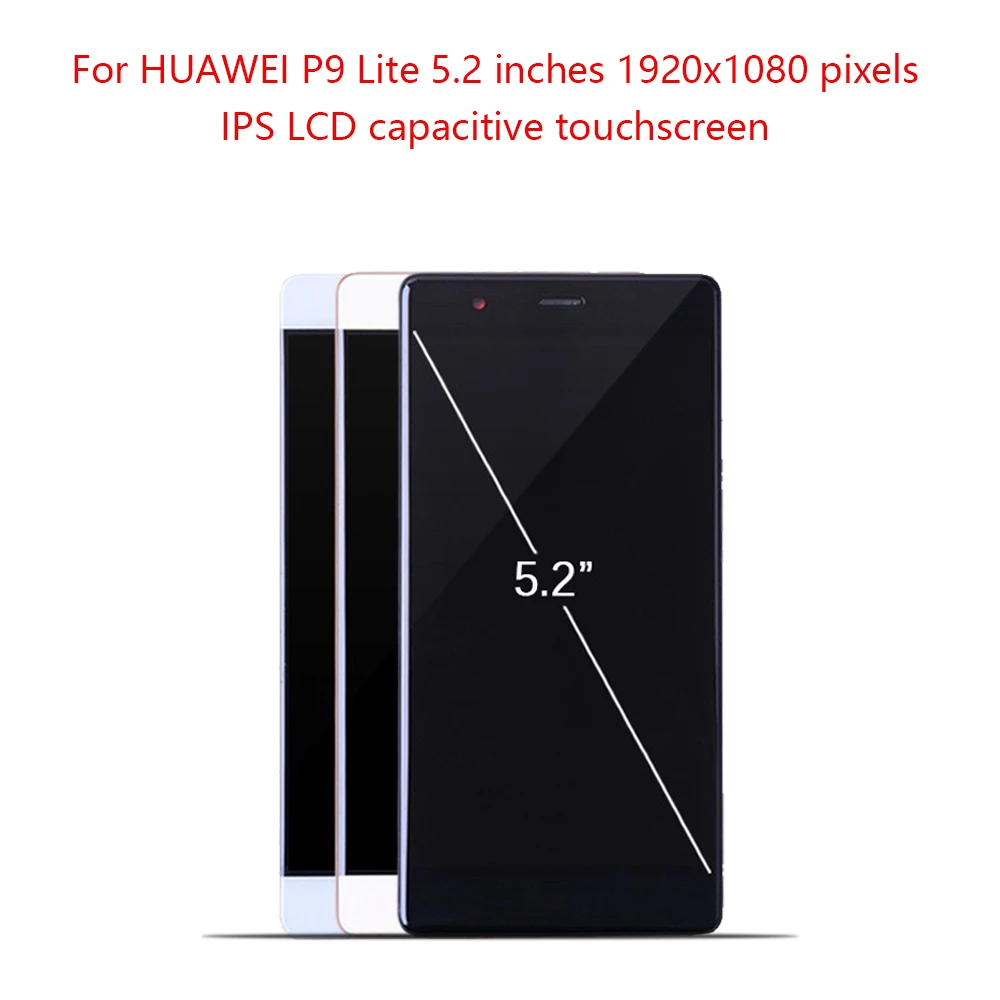 Sinbeda 5," для huawei P9, ЖК-дисплей, сенсорный экран, дигитайзер с рамкой, сборка для huawei P9 EVA-L09, EVA-L19, дисплей EVA L29