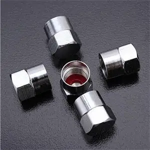 

5pcs/lot Car Bike Tube Tyre Valve Dustproof Caps Chrome Metal Wheel Tire Valve Dust Caps