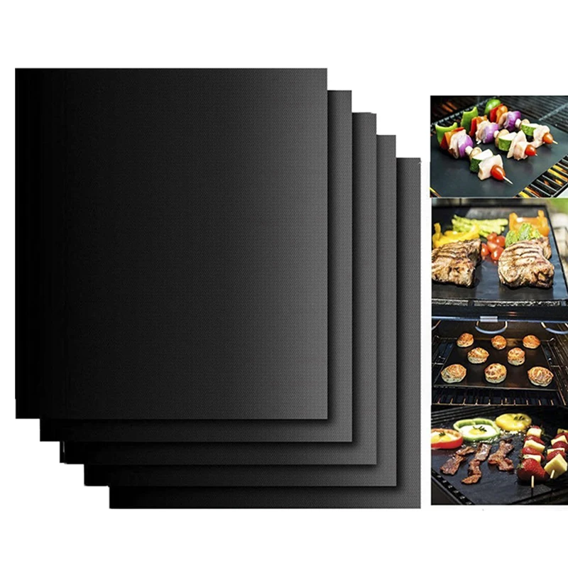 Barbecue Grill Mat PTFE Non-stick BBQ Baking Heat Resistant Roast For Party Travel Outdoor Reusable Cooking Tools |
