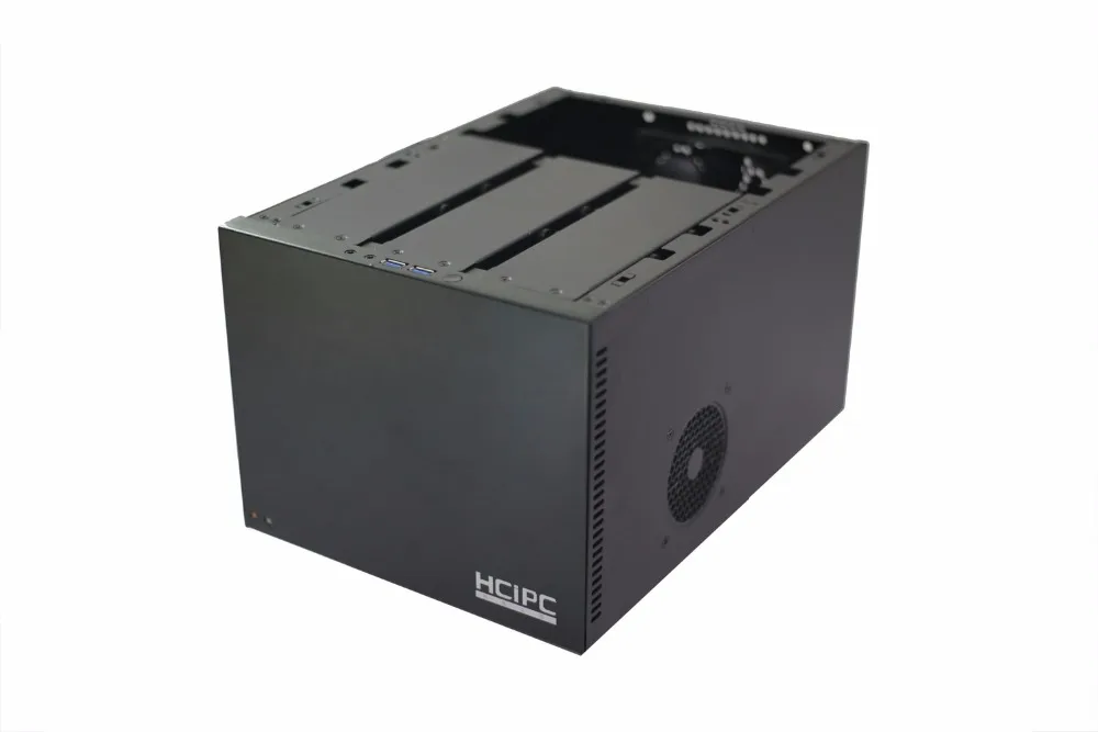 HCiPC J1900 6Bay Мини компьютер, NAS PC, J1900 NAS BareBone, 6Bay NAD HDD корпус, P401-1 HCNAS(Node6)+ Motheboard+ 8G ram