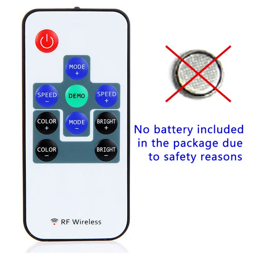 10 шт./лот RF RGB контроллер мини беспроводной светодиодный пульт дистанционного