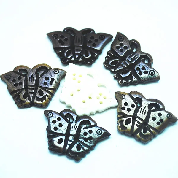 Подвески в виде белых бабочек 5 шт. маленькие части для изготовления ювелирных