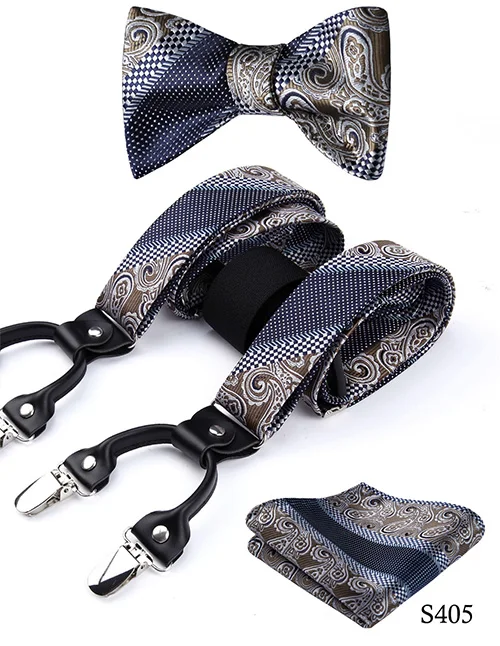Подтяжки Мужские Цветочные Пейсли разнообразные классические подтяжки с 6