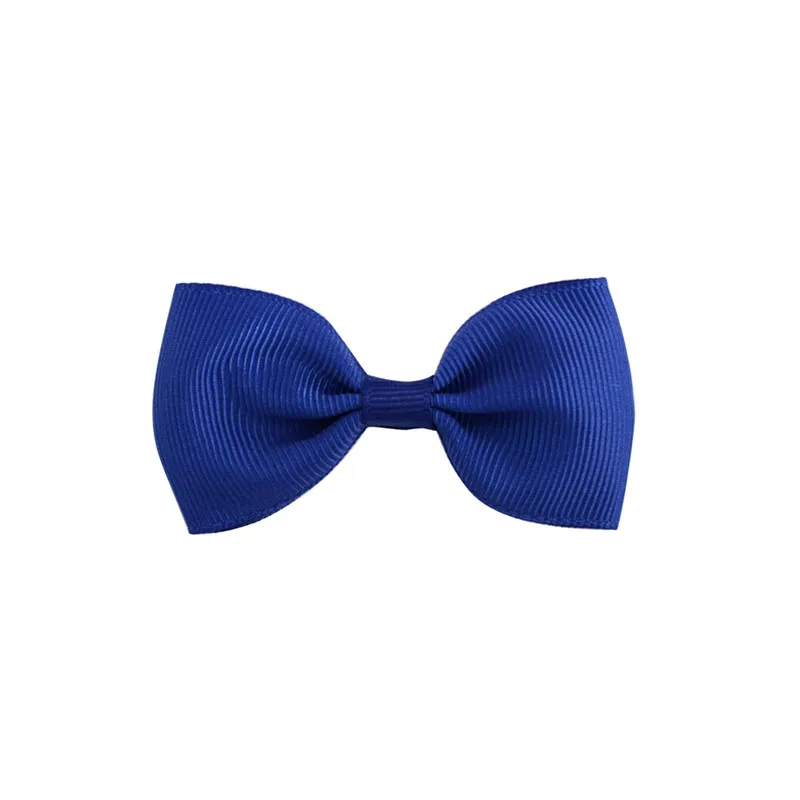 37 Royal Blue UNTAMED Ленточные банты с заколками для волос для детей девочек мини-заколки для волос аксессуары для волос - Цвет: 37 Royal Blue